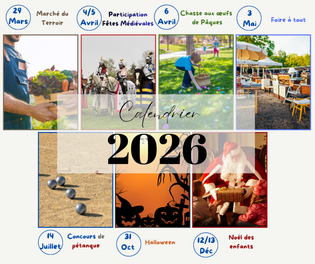 calendrier 2026